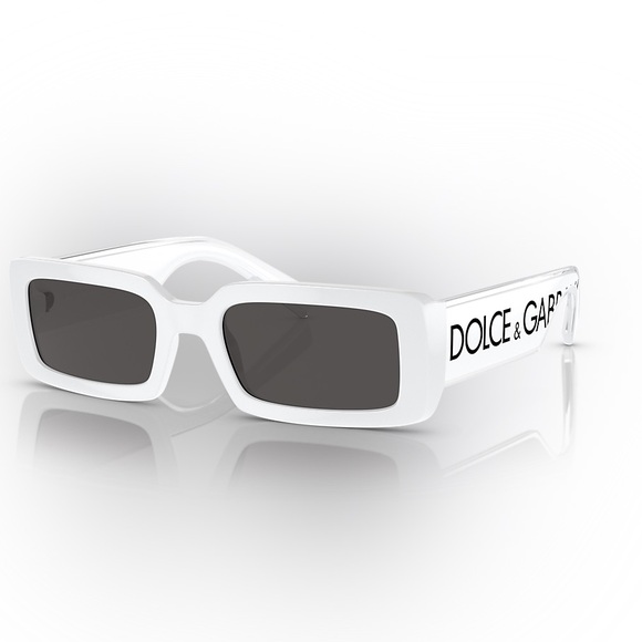 Dolce & Gabbana DG6187 White Sunglasses - Picture 3 of 6